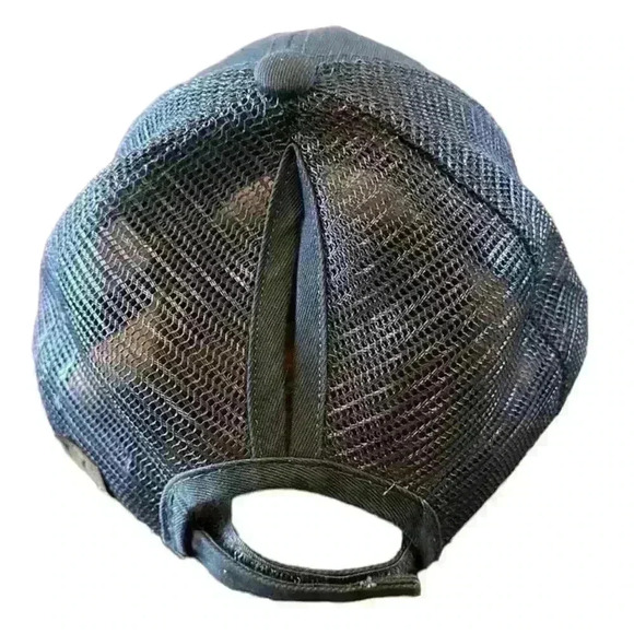 CC ponytail gray baseball cap - Picture 3 of 10